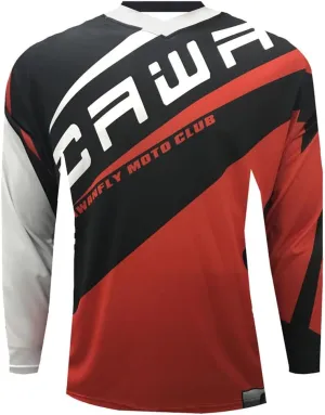 Men's Long Sleeve Off-Road Racing T-Shirts Mountain Bike Jerseys Downhill Motocross Shirts Quick Dry Tops, Small