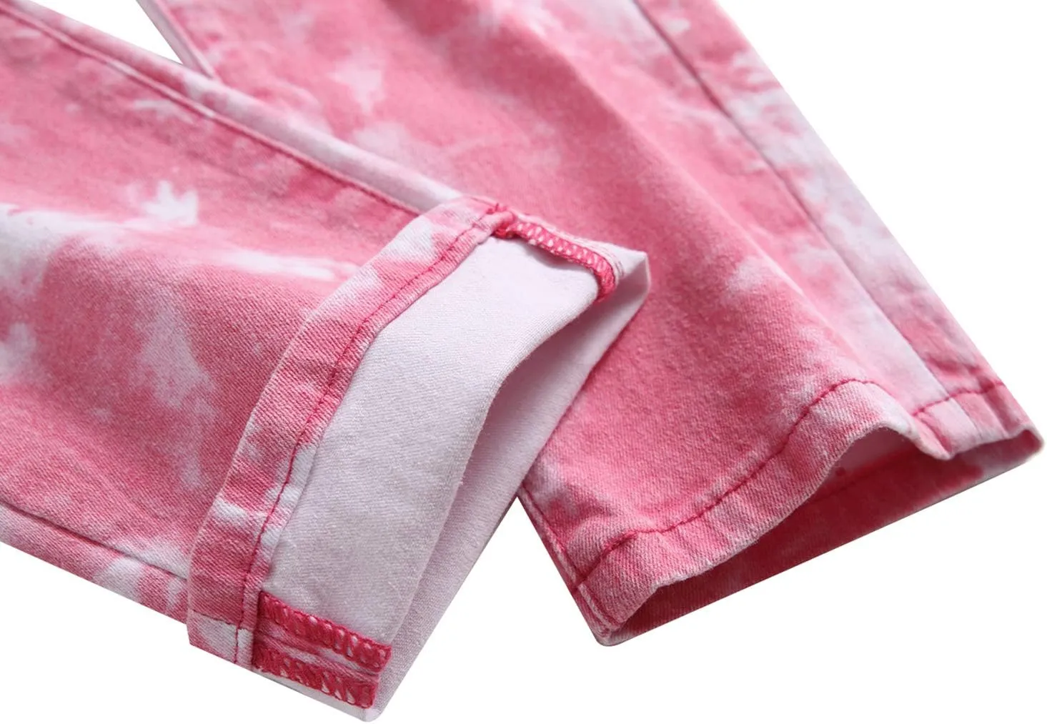 Mens Printed Jeans - Premium Jeans for Men Slim Fit - Skinny Stretch Denim Printed Pants for Men