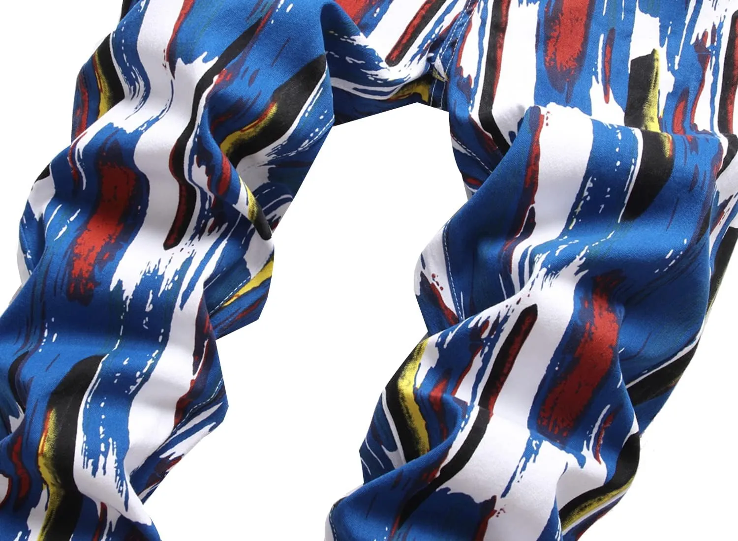 Mens Printed Jeans - Premium Jeans for Men Slim Fit - Skinny Stretch Denim Printed Pants for Men