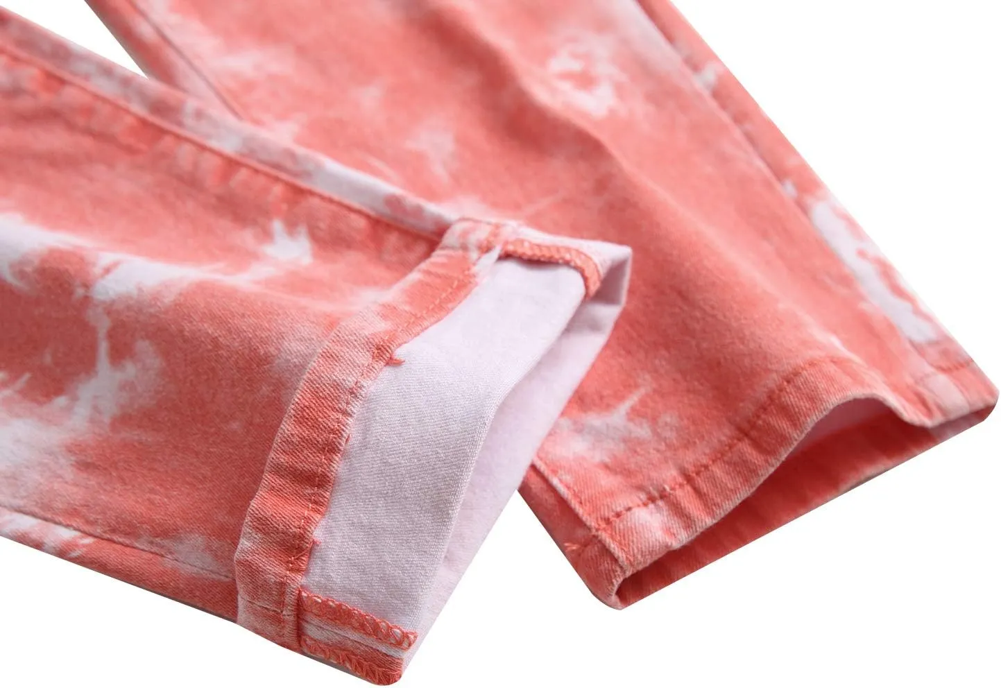 Mens Printed Jeans - Premium Jeans for Men Slim Fit - Skinny Stretch Denim Printed Pants for Men