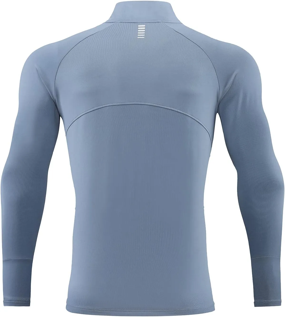 Men's Sports Shirts 1/4 Zip Long Sleeve Running Pullover Tops, Quick Dry Workout Shirts for Gym Athletic Basketball