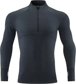 Men's Sports Shirts 1/4 Zip Long Sleeve Running Pullover Tops, Quick Dry Workout Shirts for Gym Athletic Basketball