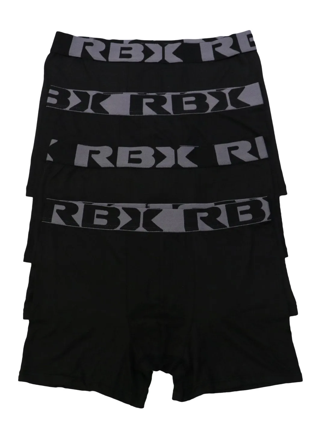 Men's Super Soft Black Boxer Briefs 4-Pack