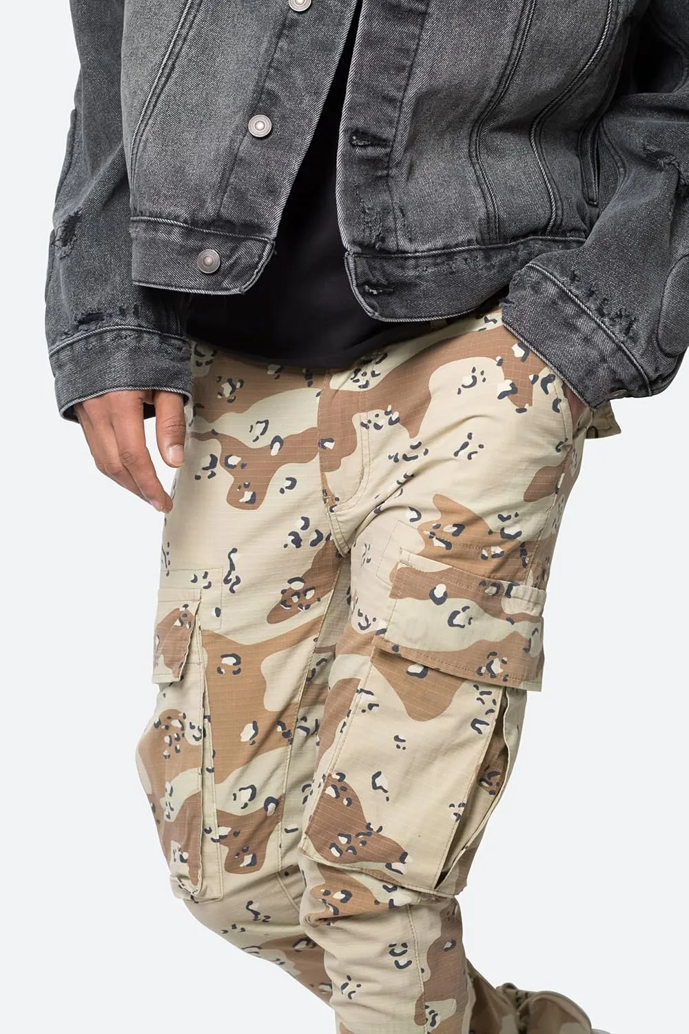 mnml Men's X515 Convertible Skinny Cargo Denim