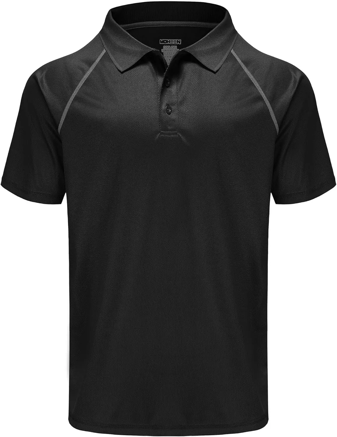 MOHEEN Men's Golf Shirts Short Sleeve Moisture Wicking Polo T-Shirts Athletic Quick Dry Fit Performance Collared UPF 50 