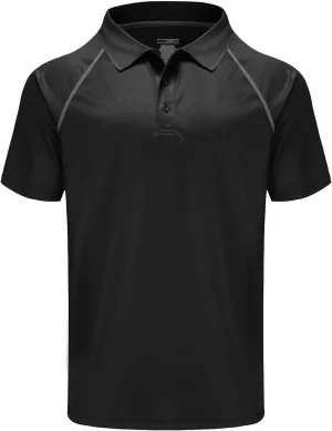 MOHEEN Men's Golf Shirts Short Sleeve Moisture Wicking Polo T-Shirts Athletic Quick Dry Fit Performance Collared UPF 50 