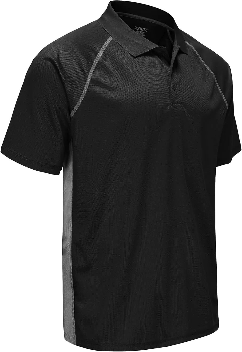 MOHEEN Men's Golf Shirts Short Sleeve Moisture Wicking Polo T-Shirts Athletic Quick Dry Fit Performance Collared UPF 50 