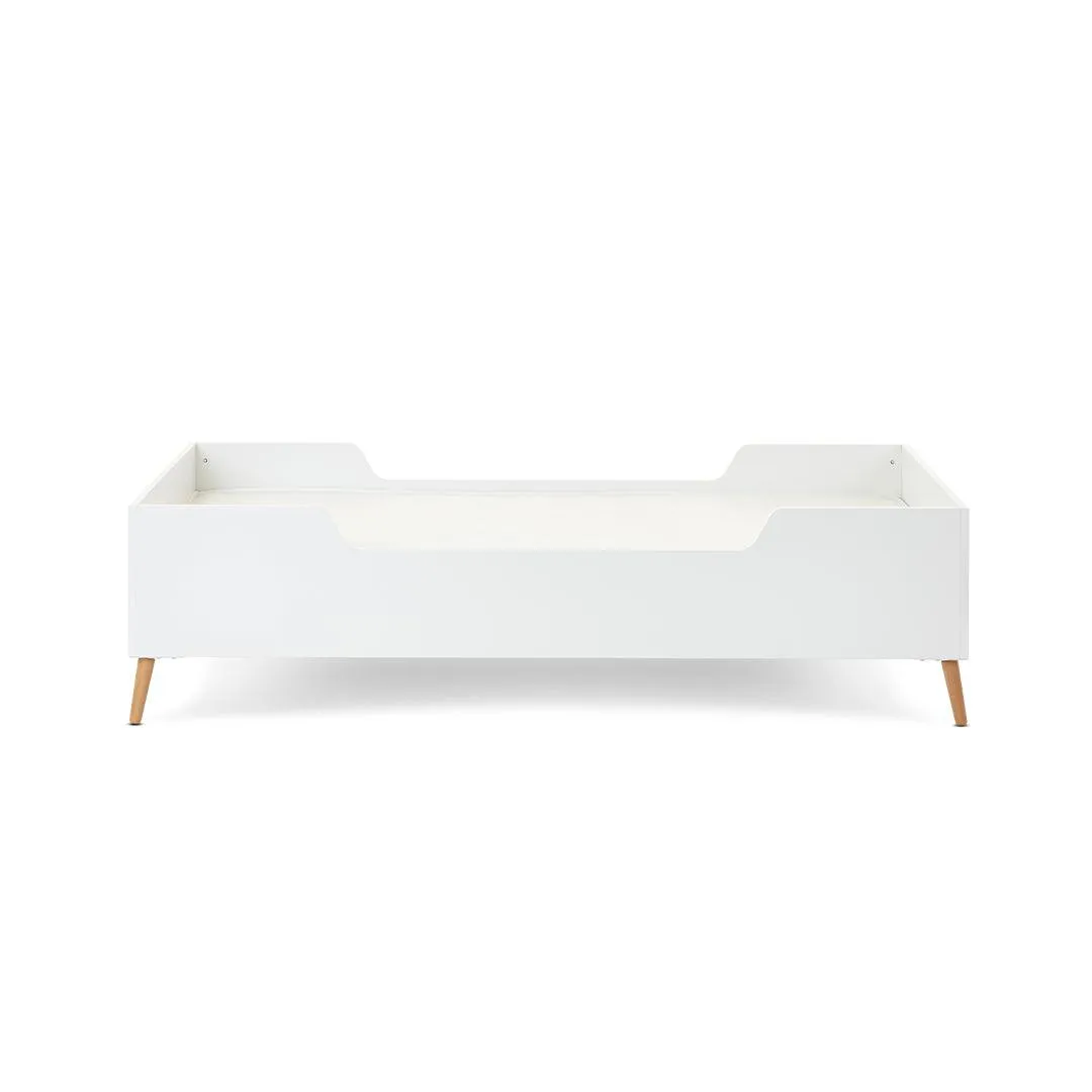 Obaby Maya Toddler Bed - White   Natural