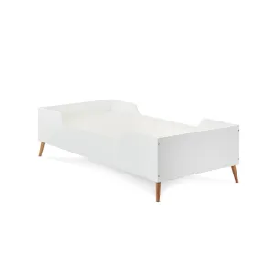 Obaby Maya Toddler Bed - White   Natural