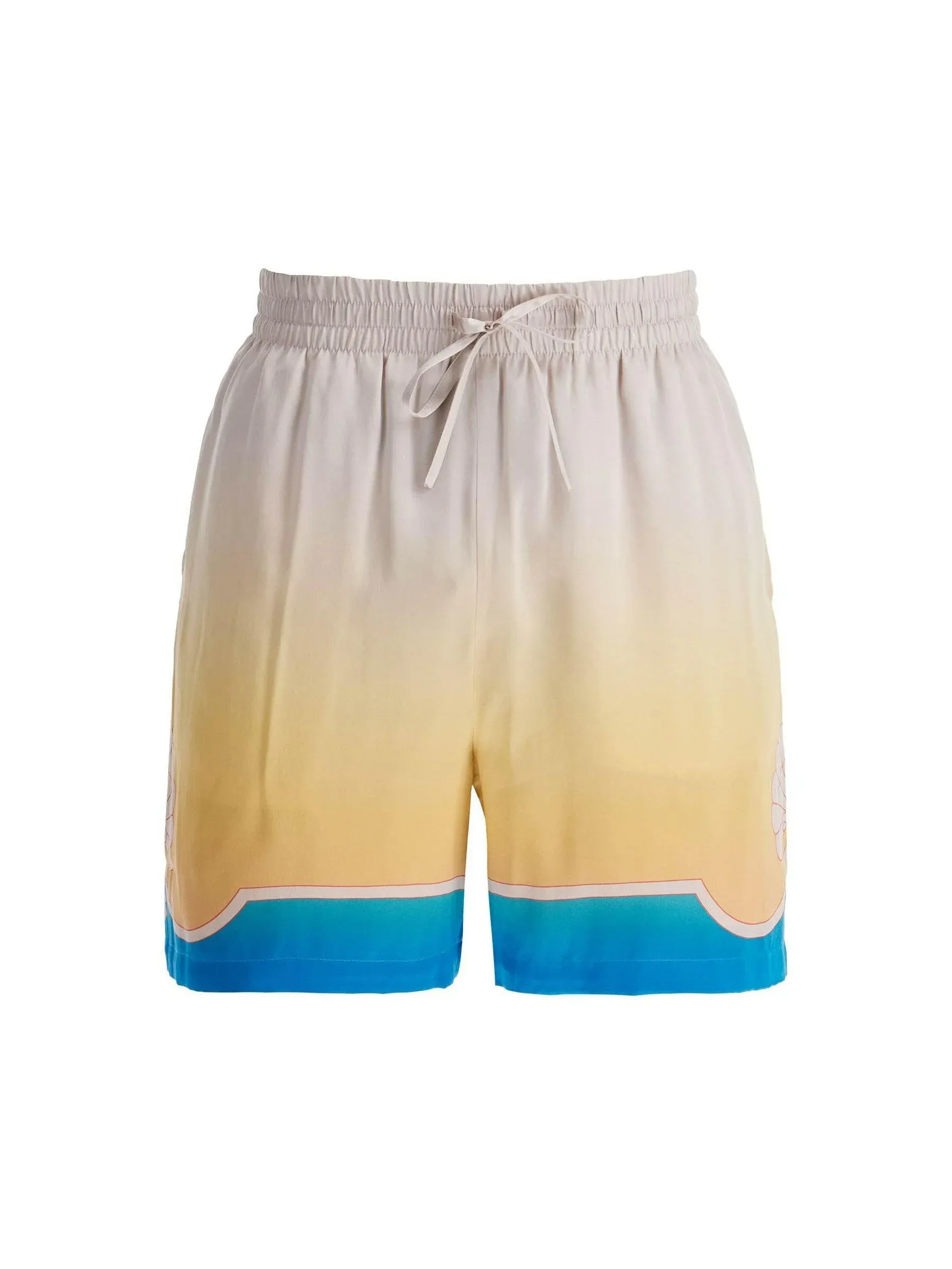 Ombre Silk Shorts Set