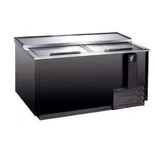 Omcan 50040 64.5" Black Horizontal Bottle Cooler