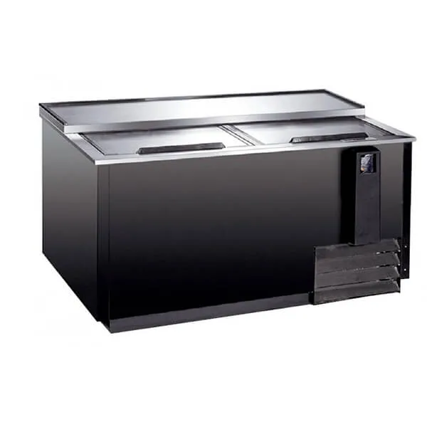 Omcan 50040 64.5" Black Horizontal Bottle Cooler