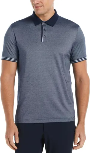 Perry Ellis Men's Icon Polo Shirt with Solid, Breathable, Moisture-Wicking Fabric (Sizes Small-5xl)