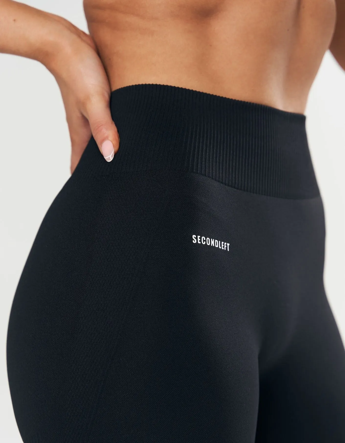 Seamless Full Length Tights - Black