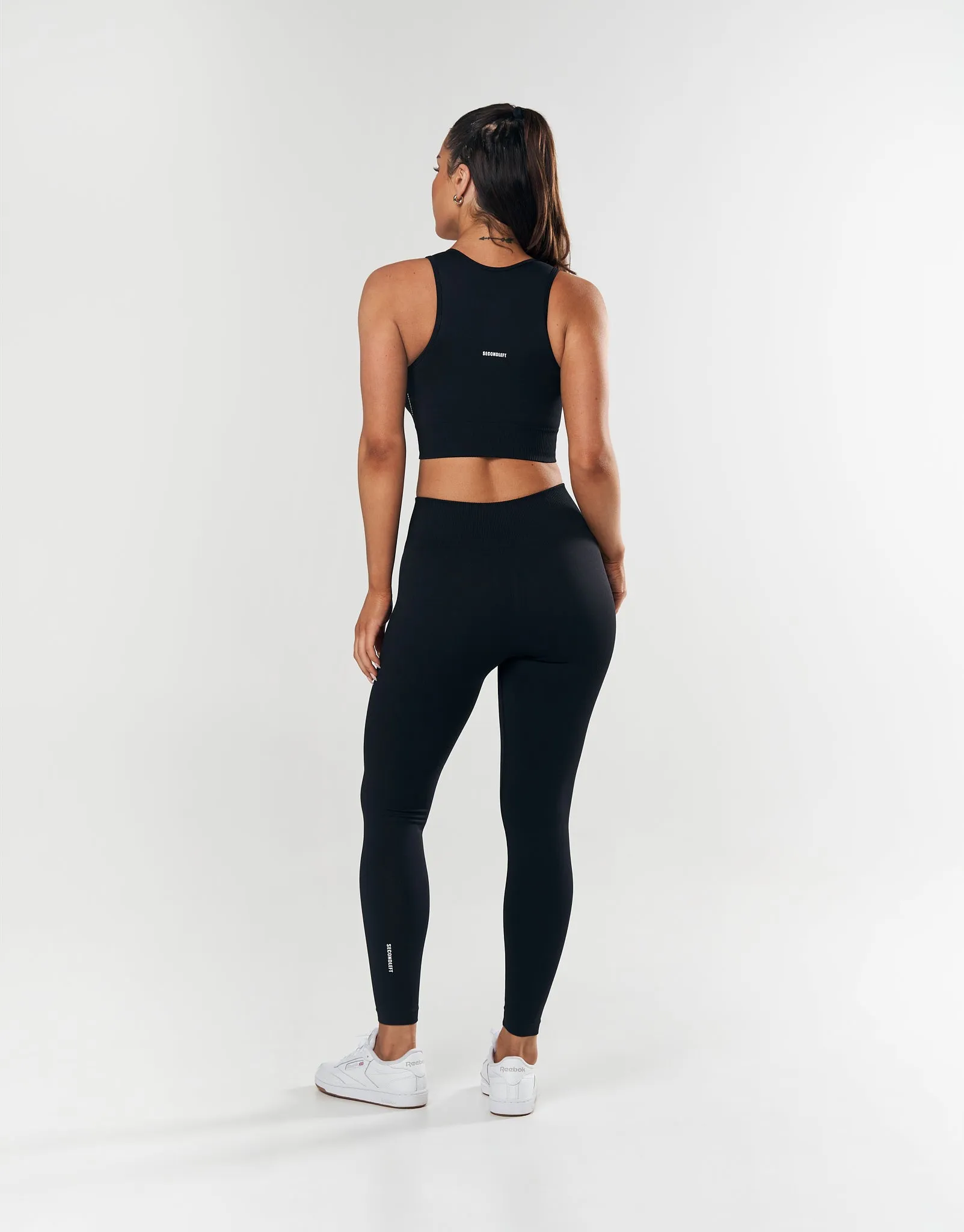 Seamless Full Length Tights - Black