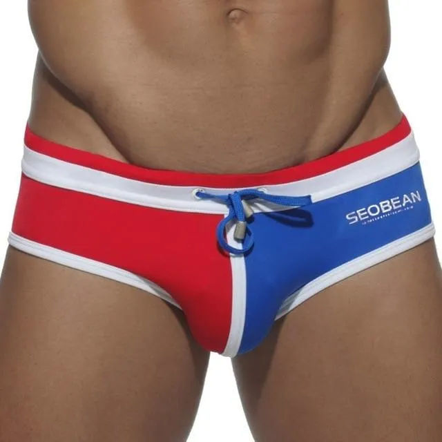 Seobean Two-toned Laced Swim Briefs