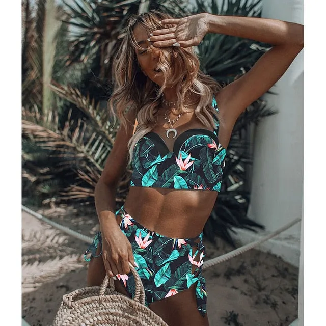 Sexy High Waist Swimwear