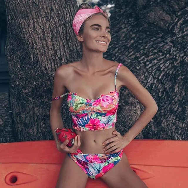 Sexy High Waist Swimwear