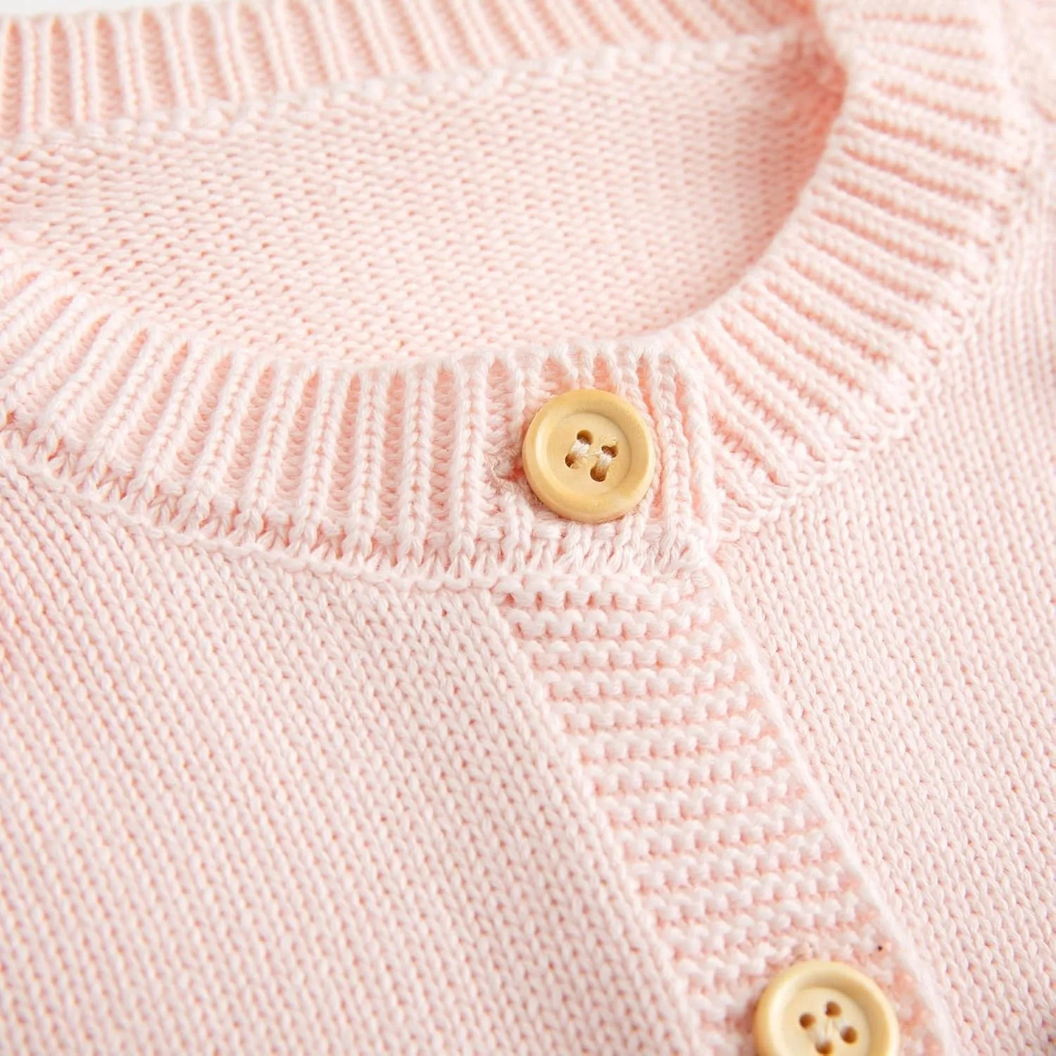 Simplee kids Baby Sweater Cardigan Jacquard Cable-Knit Spring Coat Long Sleeve Cardigan for Baby Girl