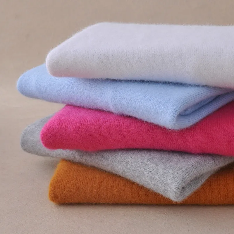 Solid Colored Half-Height Collar Sweater Women Minimalist Matching Short Pullover Long Sleeved Outerwear