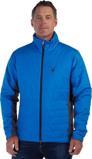 Spyder Men's Peak Zip Insulated Mid Layer Puff Ski Jacket