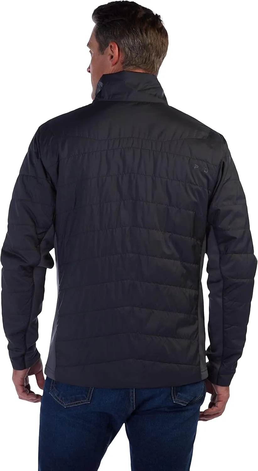 Spyder Men's Peak Zip Insulated Mid Layer Puff Ski Jacket