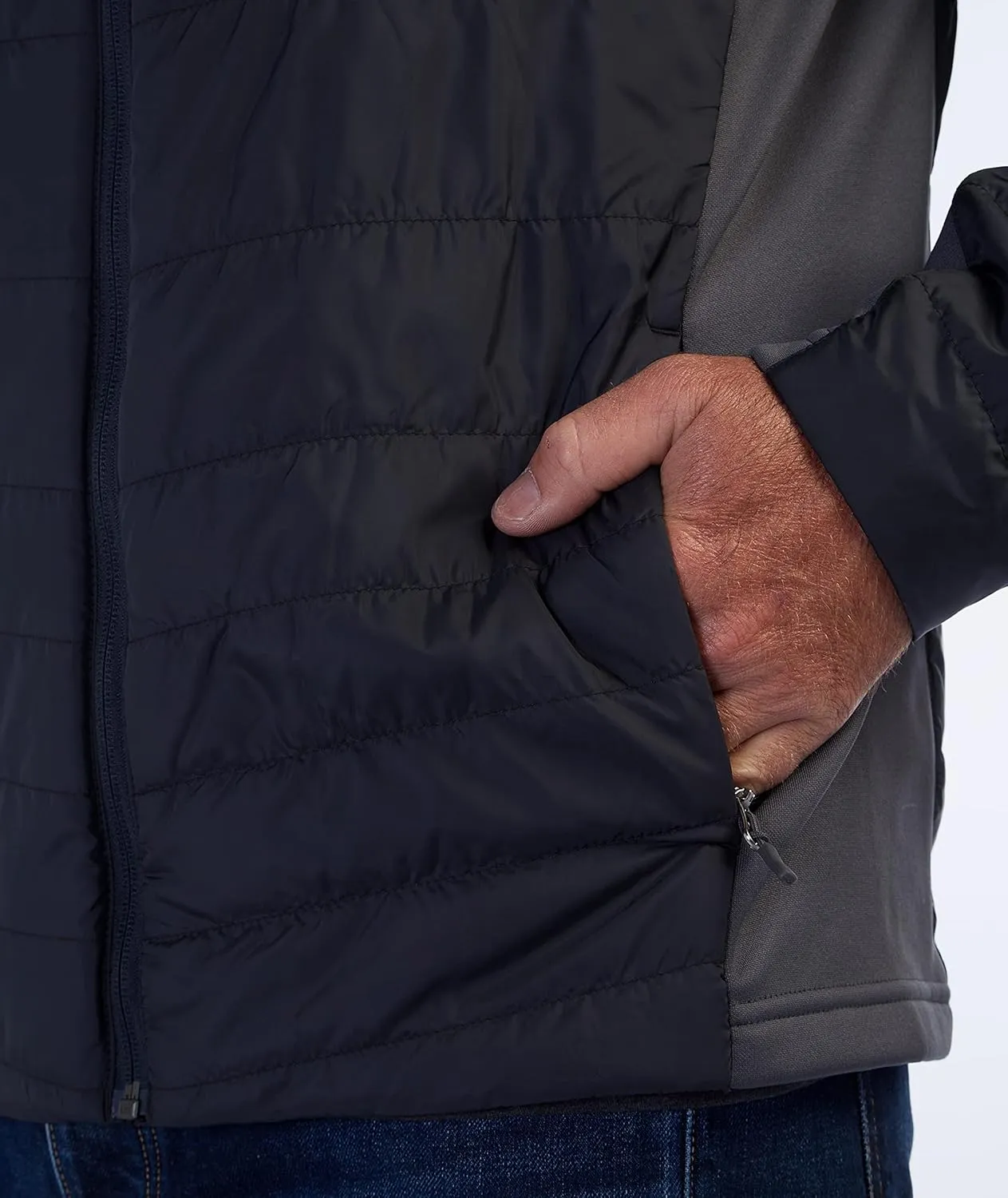 Spyder Men's Peak Zip Insulated Mid Layer Puff Ski Jacket