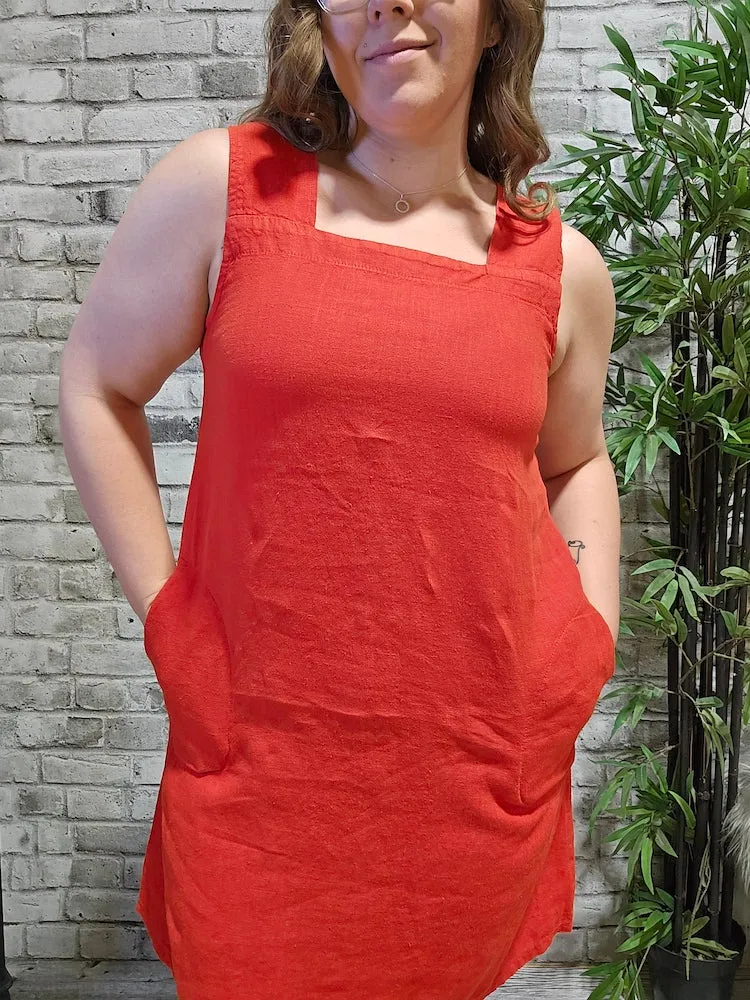 Square Neck Dress