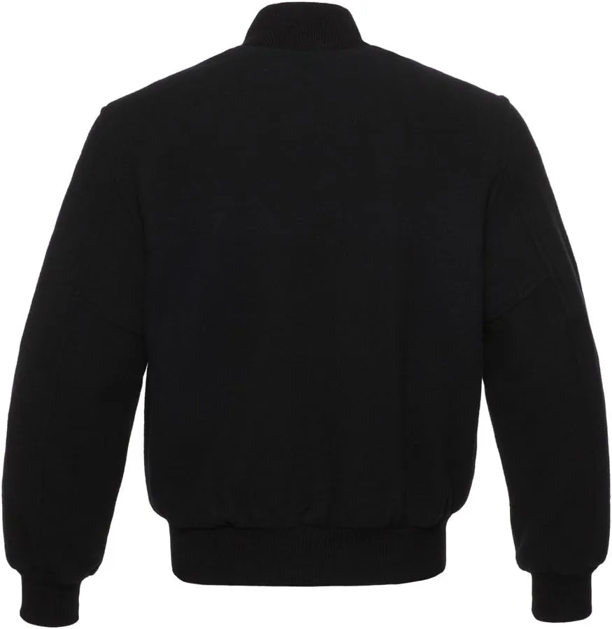 Stewart & Strauss Original All Wool Varsity Letterman Jacket Since 1977 (5 Team Colors) Wool XXS to 6XL,Original
