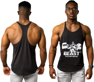 Tank Tops Men, Y-Back Muscle Mens Tank Top, Breathable, Dry Fit Sleeveless Shirts for Men, Bodybuilding Muscle Shirts for Men