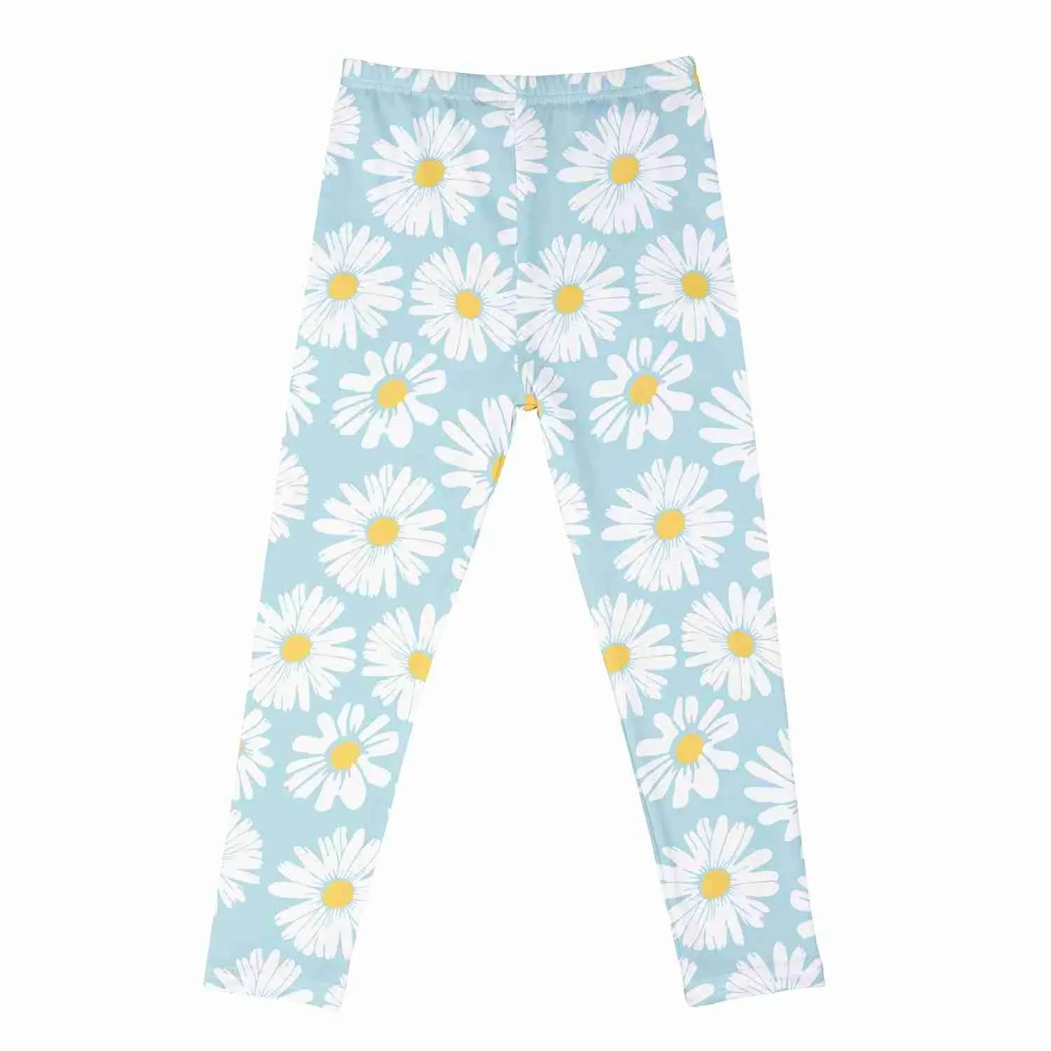 Toddler Girl Cartoon Print Straight Leggings