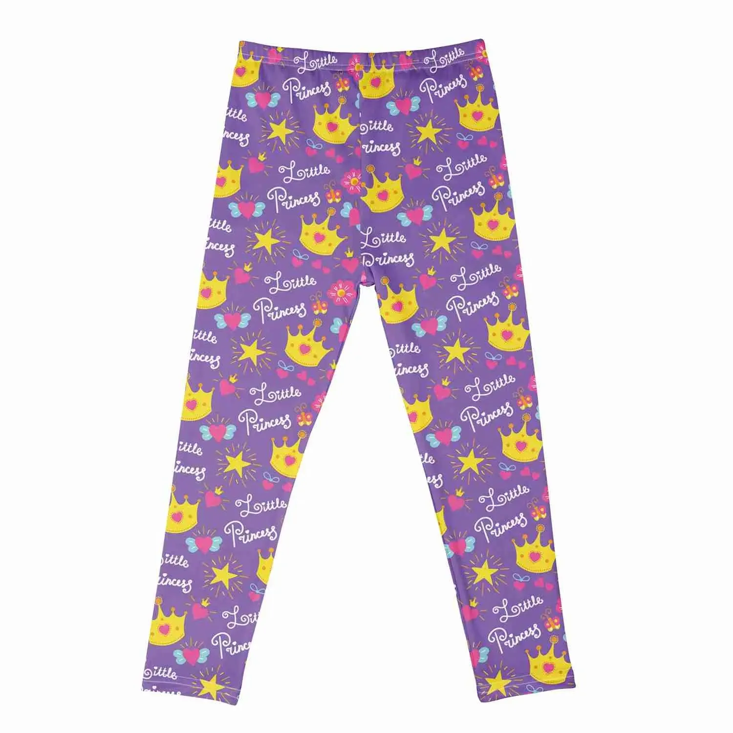 Toddler Girl Cartoon Print Straight Leggings
