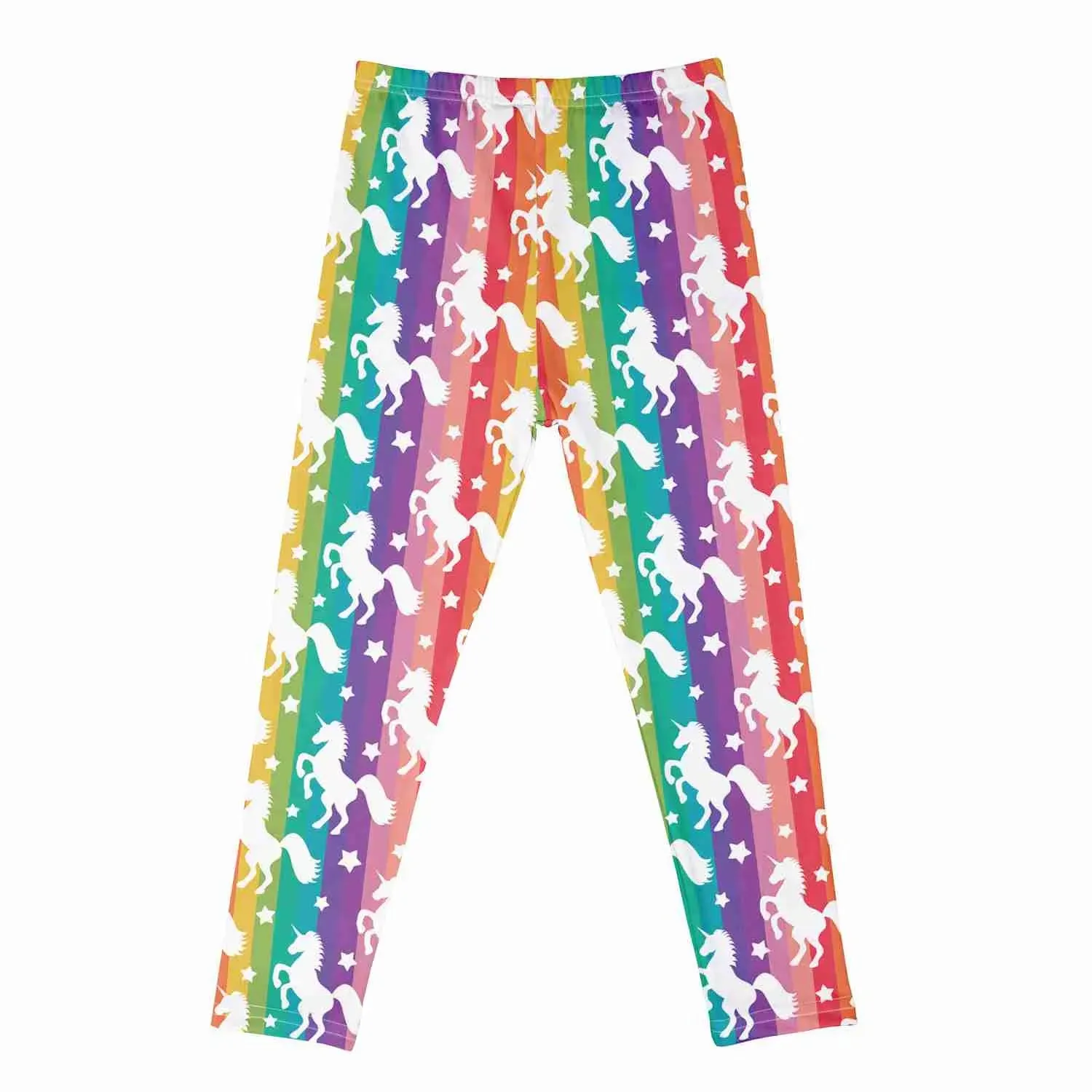 Toddler Girl Cartoon Print Straight Leggings