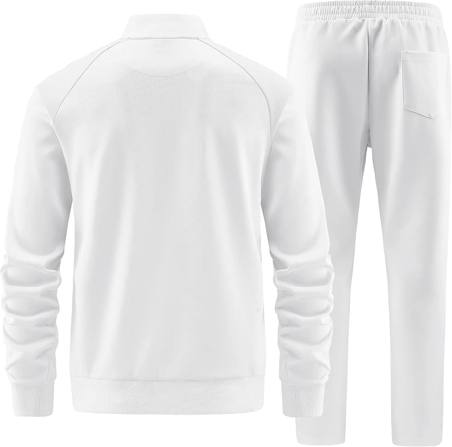 W JIANWANG Track Suits for Men Set Tracksuit Sweatsuits 2 Piece workout outfits