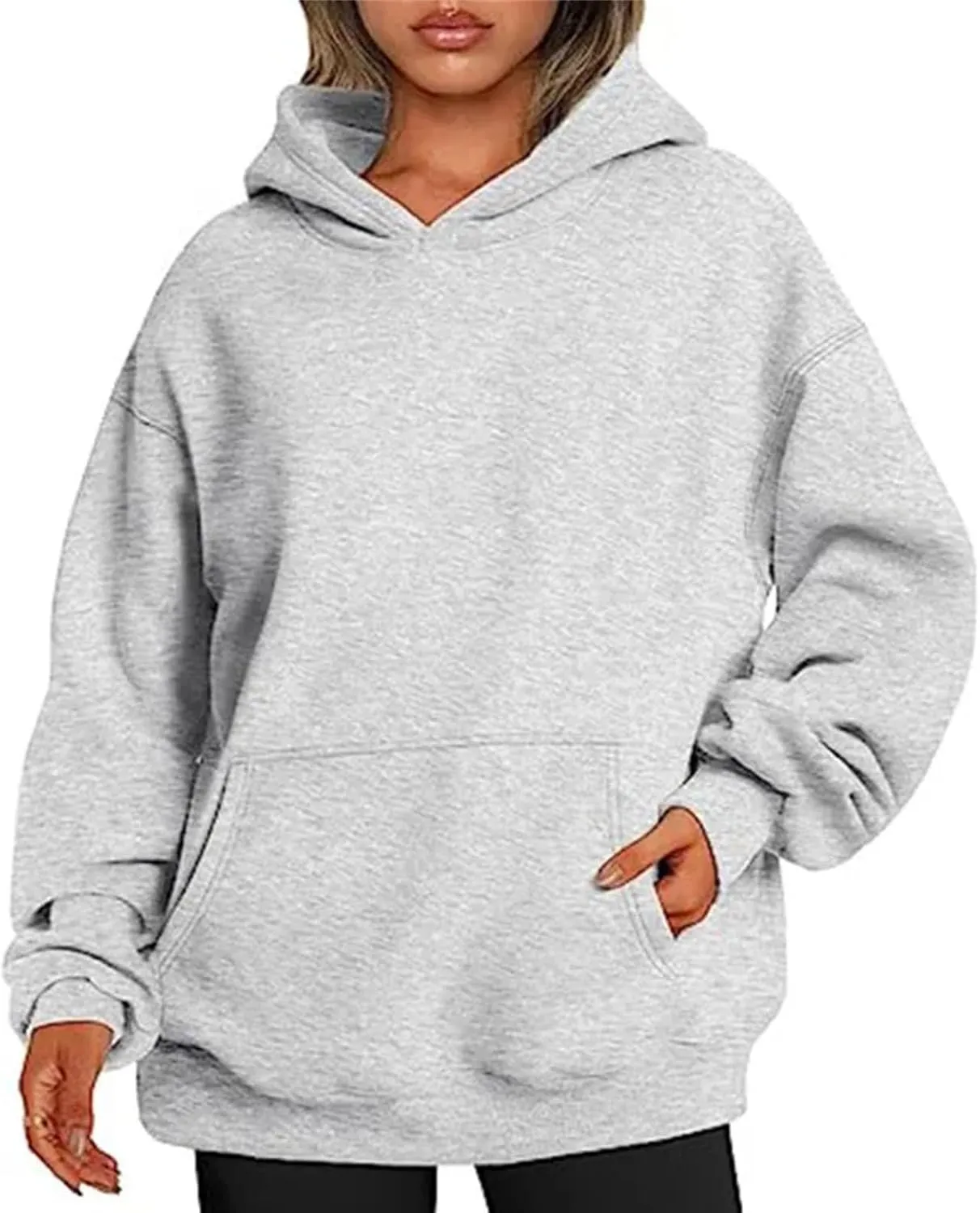 Women's Hooded Sweatshirt Oversized Hoodies Fleece Sweatshirts Long Sleeve Sweaters Pullover