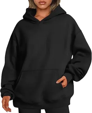 Women's Hooded Sweatshirt Oversized Hoodies Fleece Sweatshirts Long Sleeve Sweaters Pullover