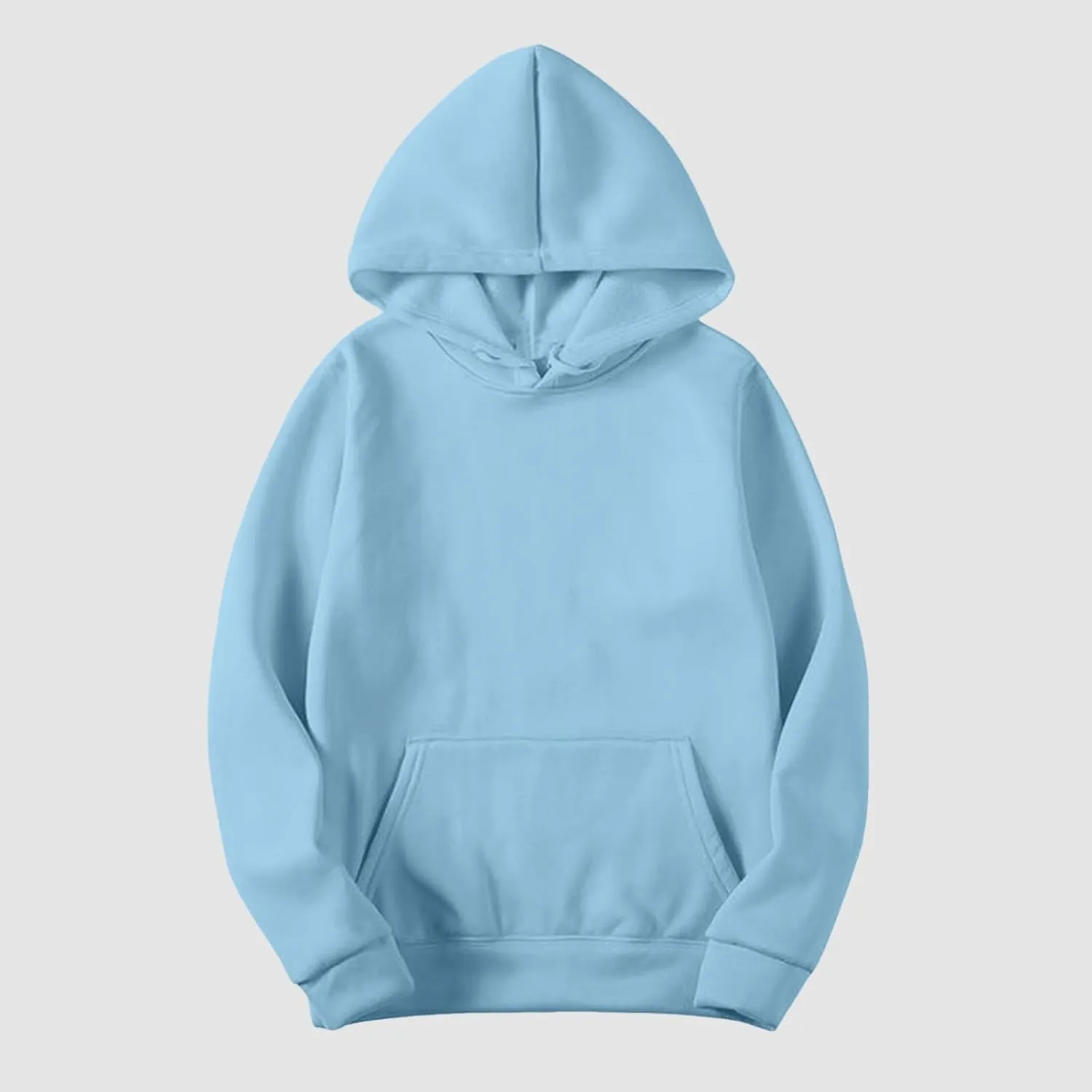 Womens Hoodies Oversized Sweatshirts Solid Pullover Long Sleeve Sweaters Winter Fall Fashion Outfits with Pocket