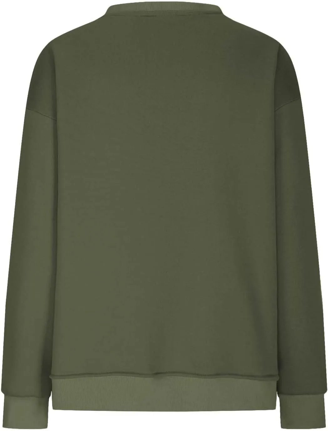 Womens Oversized Sweatshirts Side Slit Crewneck Long Sleeve Tops Loose Pullover 2024 Fall Trendy Clothes with Pocket