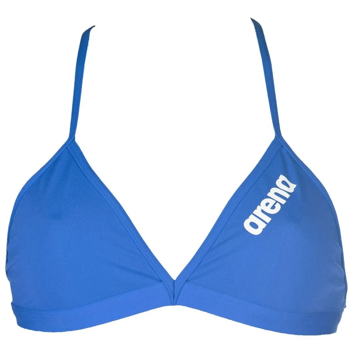 WOMEN'S SOLID TIE BACK BIKINI TOP - ROYAL