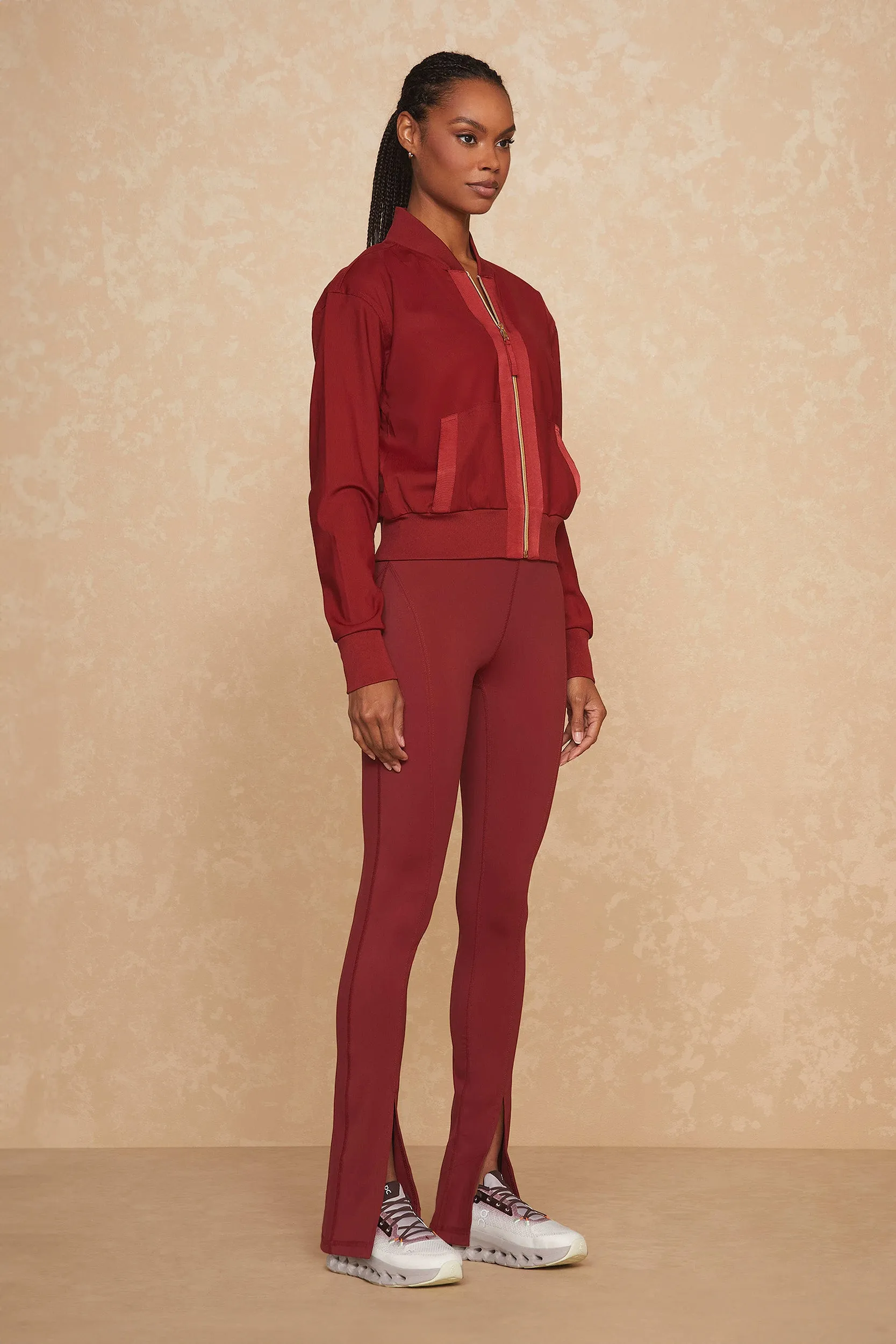 Wynn Mesh Jacket - Merlot