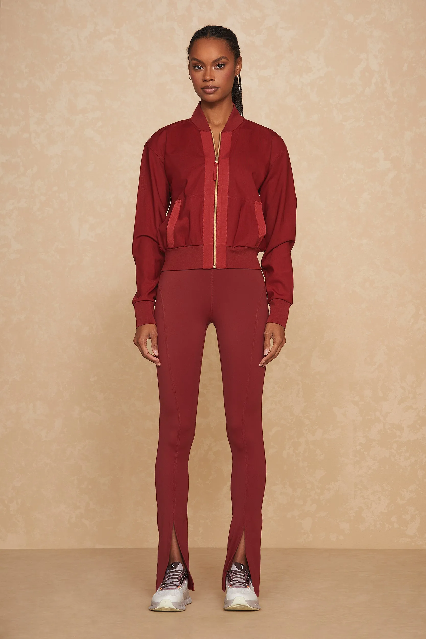 Wynn Mesh Jacket - Merlot