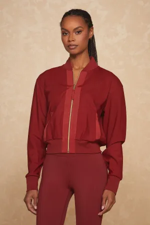 Wynn Mesh Jacket - Merlot