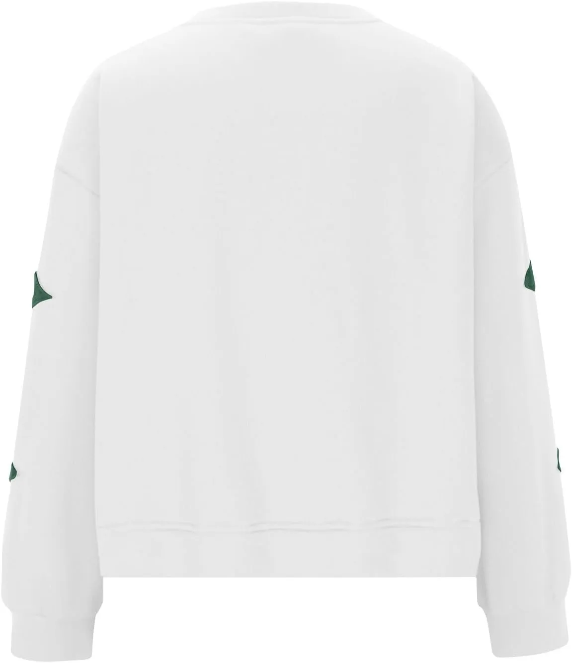ZDRZK Women's Star Print Sweatshirts Thumb Hole Long Sleeve Crewneck Pullover 2024 Fall Fleece Casual Tops Trendy Y2k